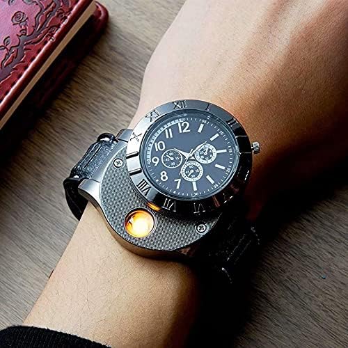 🔥 New Military USB Lighter Watch – Stylish, Durable & Multi-Functional! ⌚⚡