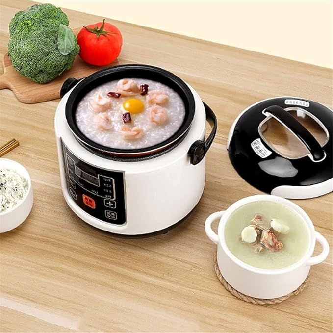 Mini Car Cooker – Portable & Fast Heating 🍳 | 12V/24V Plug-in 🔌 | 🚚 FREE Shipping – Saudi Arabia