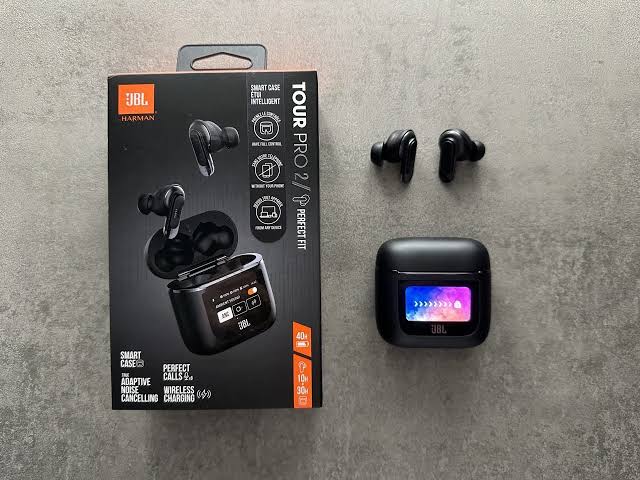 JBL TOUR PRO 2 Wireless Earphones Noise Canceling Smart Touch Display